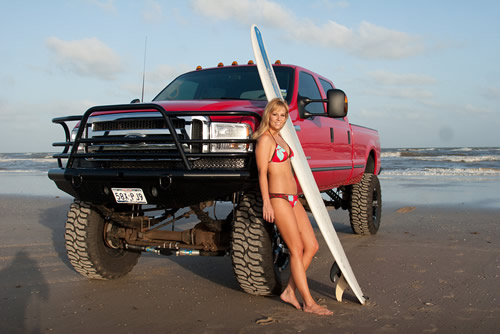grill guards on the beach